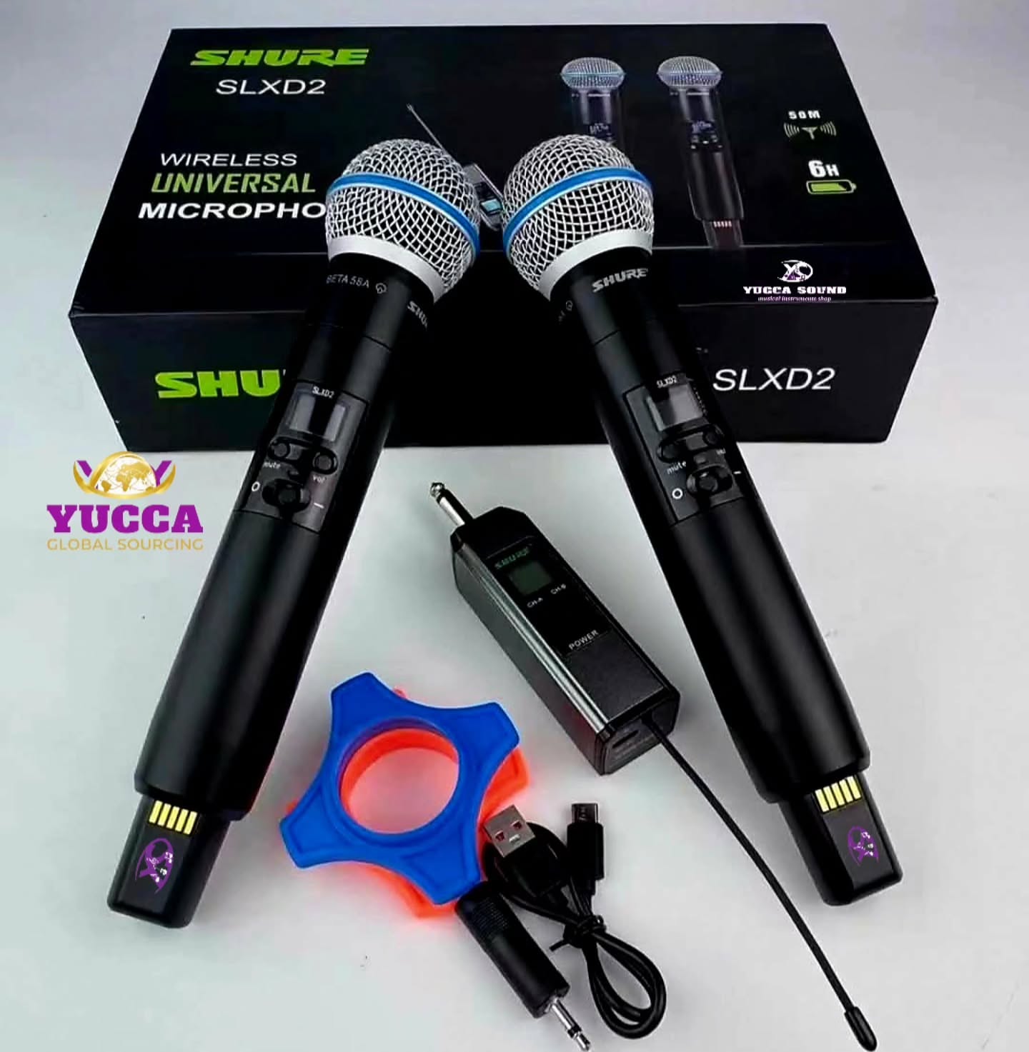 Dual Handheld Wireless Microphone Kit