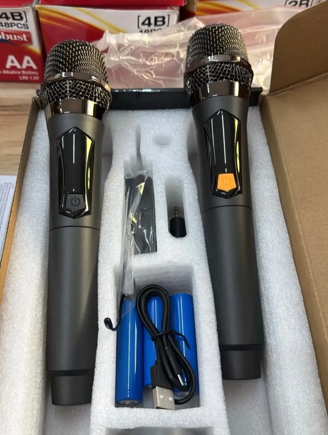 Dual Wireless Handheld Microphone Kit