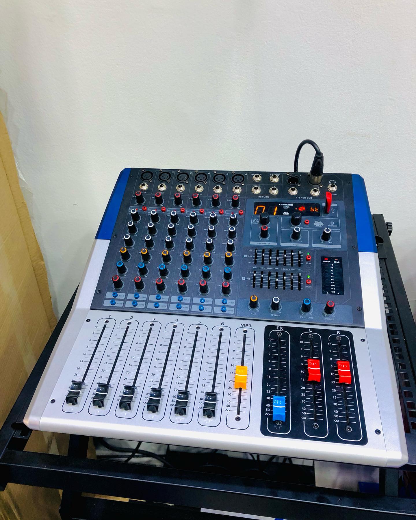 6-Channel Mixer with Bluetooth & USB