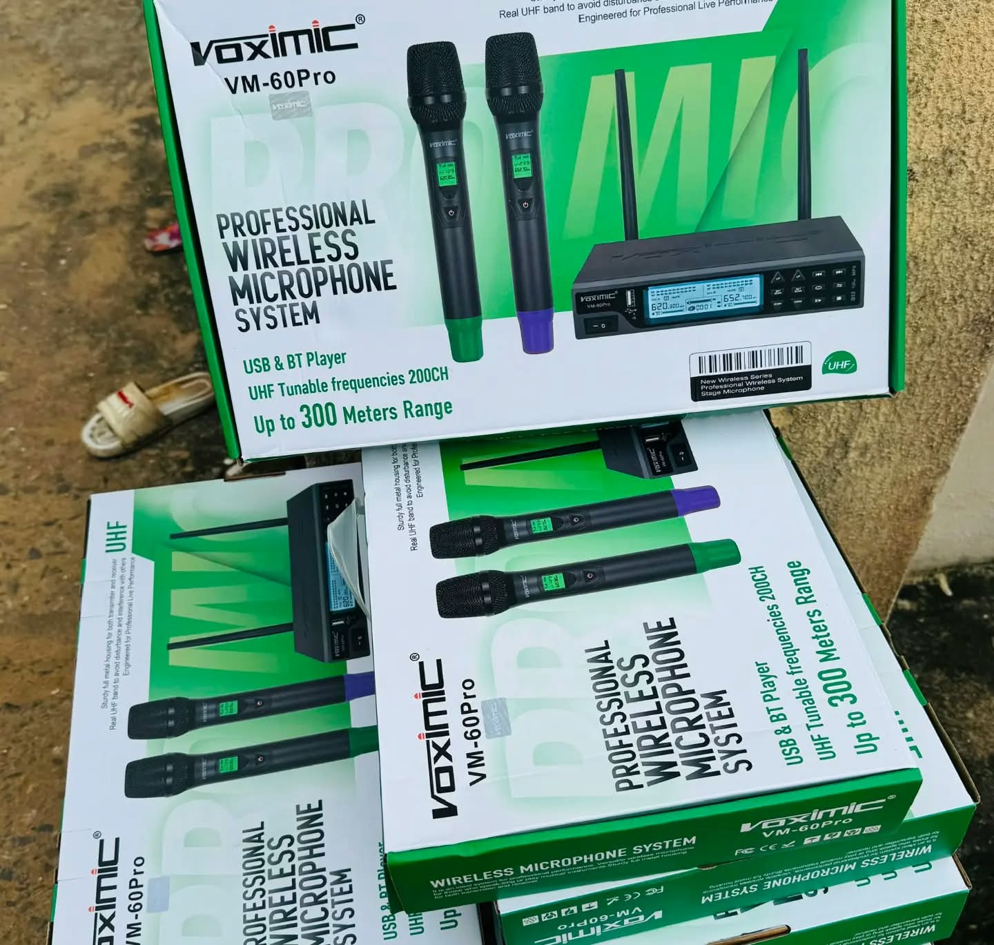 Voxmic VM-60Pro Wireless Microphone System