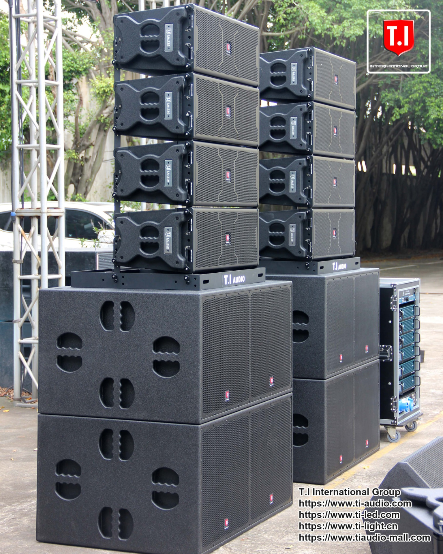 T.I Audio Line Array System