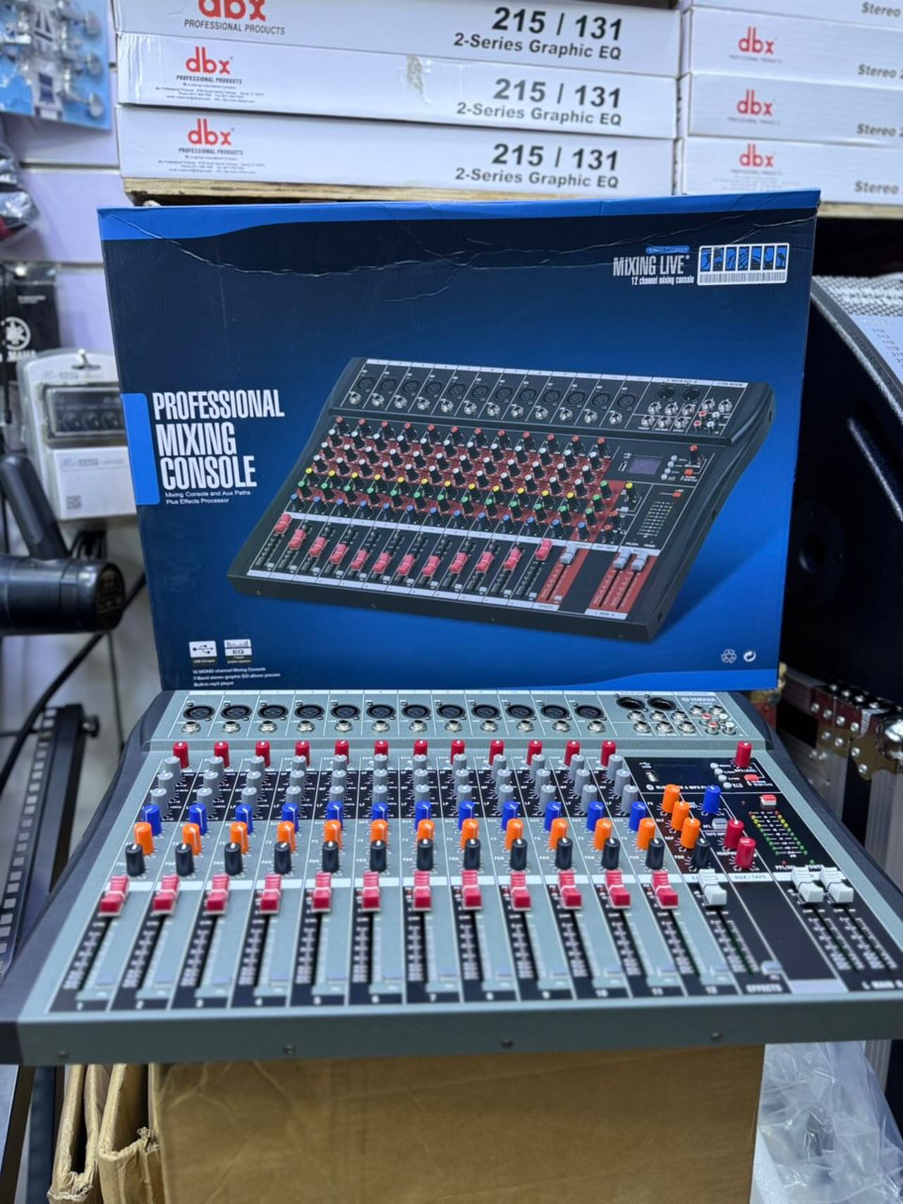 Mixing Live 12-Channel Console