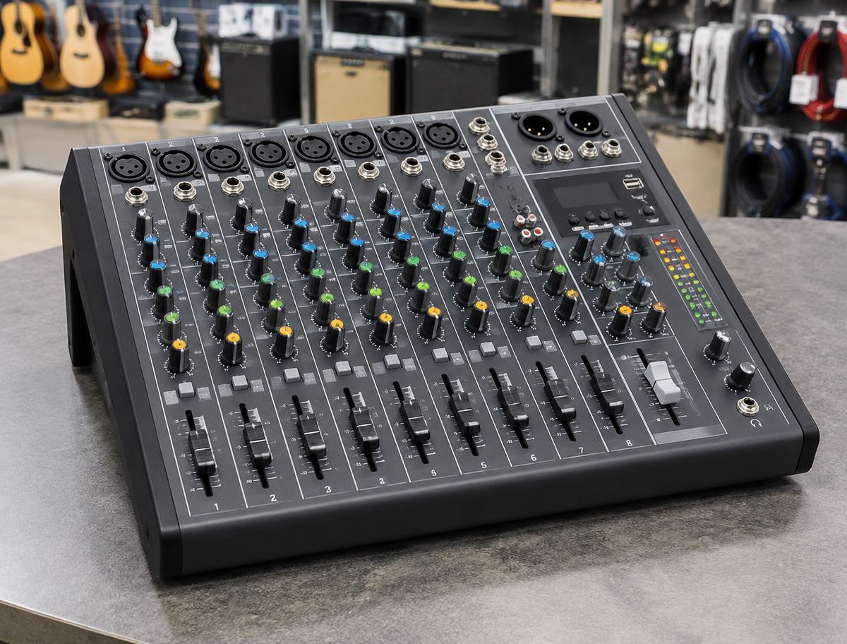 DIGIMORE D-260 Professional 8-Channel Mixer